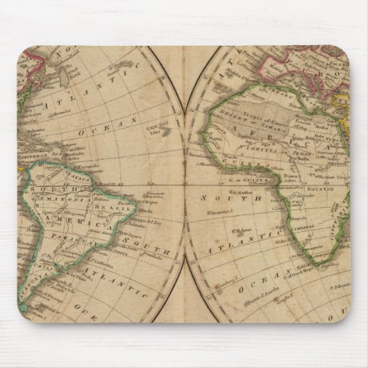 Tapis De Souris Carte mondiale 7 (Devant)