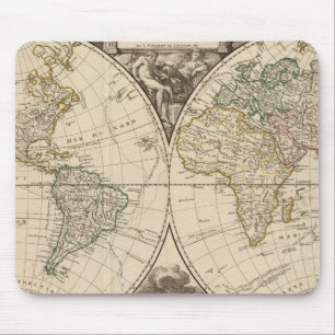 Tapis De Souris Carte mondiale 9