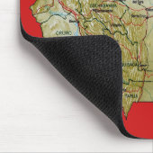 Tapis De Souris Carte Mousepad de la Bolivie (Coin)