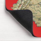 Tapis De Souris Carte Mousepad de la Colombie (Coin)