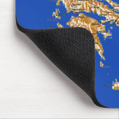 Tapis De Souris Carte Mousepad de la Grèce (Coin)
