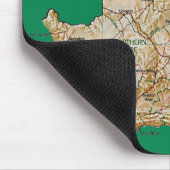 Tapis De Souris Carte Mousepad de l'Afrique du Sud (Coin)