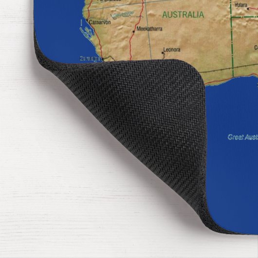 Tapis De Souris Carte Mousepad de l'Australie (Coin)