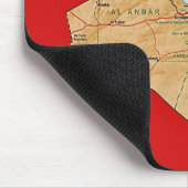 Tapis De Souris Carte Mousepad de l'Irak (Coin)