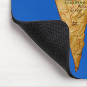 Tapis De Souris Carte Mousepad de l'Israël (Coin)
