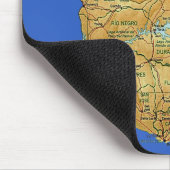 Tapis De Souris Carte Mousepad de l'Uruguay (Coin)