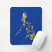 Tapis De Souris Carte Mousepad de Philippines (Avec souris)