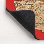 Tapis De Souris Carte Mousepad du Belarus (Coin)