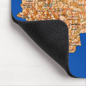 Tapis De Souris Carte Mousepad du Honduras (Coin)