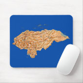 Tapis De Souris Carte Mousepad du Honduras (Avec souris)