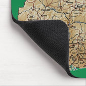 Tapis De Souris Carte Mousepad du Nigéria (Coin)