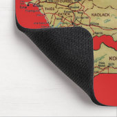 Tapis De Souris Carte Mousepad du Sénégal (Coin)