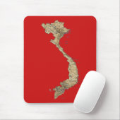 Tapis De Souris Carte Mousepad du Vietnam (Avec souris)