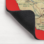 Tapis De Souris Carte Mousepad du Zimbabwe (Coin)