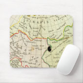 Tapis De Souris Carte physique de l'Asie (Avec souris)