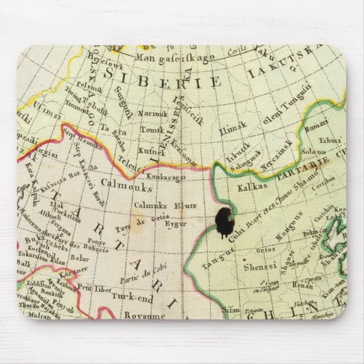 Tapis De Souris Carte physique de l'Asie (Devant)