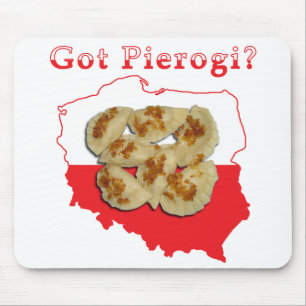 Tapis De Souris Carte polonaise Got Pierogi
