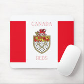Tapis De Souris Carte postale Canada Reds Wrexham FC (Avec souris)