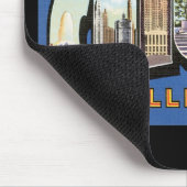Tapis De Souris Carte postale de cru de Chicago l'Illinois (Coin)