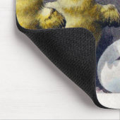 Tapis De Souris Carte postale Vintage Pâques (Coin)