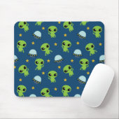 Tapis De Souris Carte souris Alien (Avec souris)