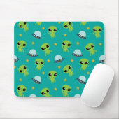Tapis De Souris Carte souris Alien (Avec souris)