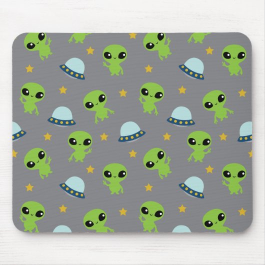 Tapis De Souris Carte souris Alien (Devant)