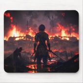 Tapis De Souris Carte souris Anime Warrier (Devant)