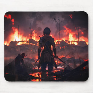 Tapis De Souris Carte souris Anime Warrier