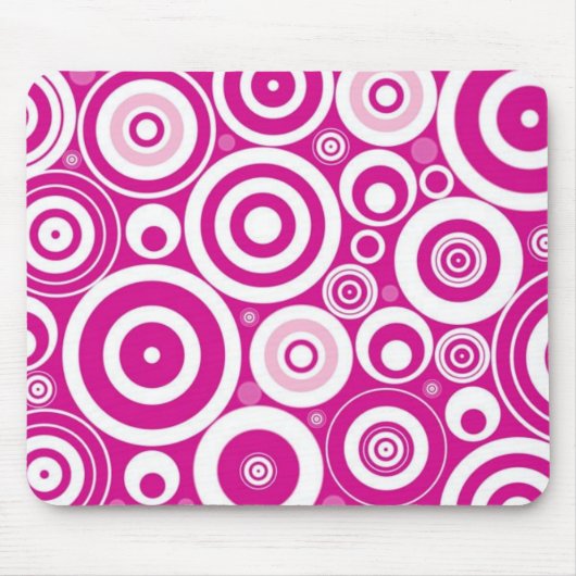Tapis De Souris Carte souris Cercles (Devant)