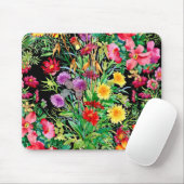 Tapis De Souris Carte souris fleur sauvage (Avec souris)