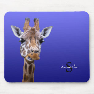 Tapis De Souris Carte souris Giraffe