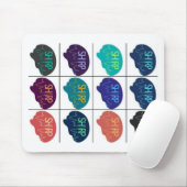 Tapis De Souris CARTE Souris multicolore SHARP (Avec souris)