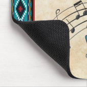 Tapis De Souris Carte souris Turquoise Kokopelli (Coin)