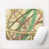 Tapis De Souris Carte Sphere (Avec souris)