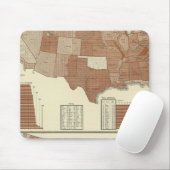 Tapis De Souris Carte statistique des décès (Avec souris)