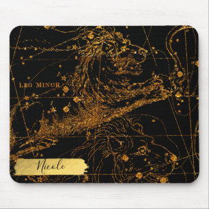 Tapis De Souris Carte Stellaire Céleste Signe Astrologique LION Li