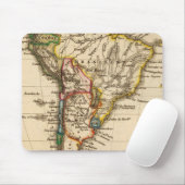 Tapis De Souris Carte sud-américaine (Avec souris)