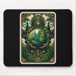 Tapis De Souris Carte Tarot d'Art Nature Enchantant par le Gardien