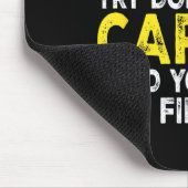 Tapis De Souris Carter - If At First You Don't Succeed Try Doing W (Coin)
