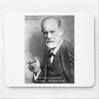 Tapis De Souris Cartes Cadeaux etc. Amoureux Fou de Freud Citation