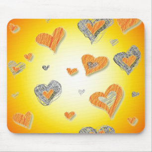 Tapis De Souris Cartes de souris Coeurs chauds