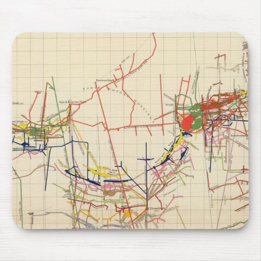 Tapis De Souris Cartes des mines de charbon numéro IV (Devant)