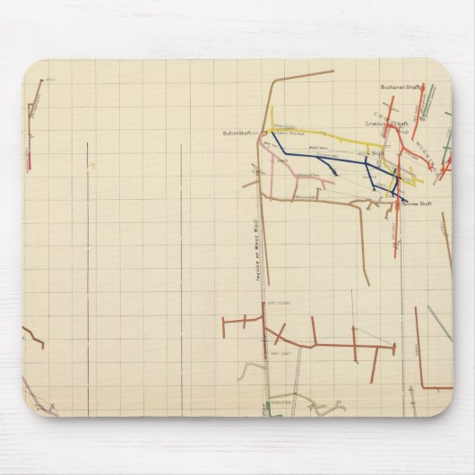 Tapis De Souris Cartes des mines de charbon numéro V (Devant)