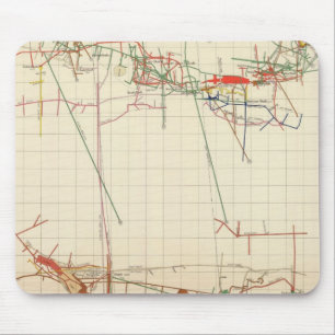 Tapis De Souris Cartes des mines de Comstock numéro III