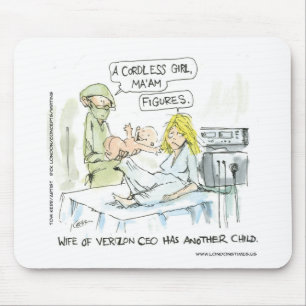 Tapis De Souris Cartes drôles pour bébé sans fil T-shirts Mugs & C