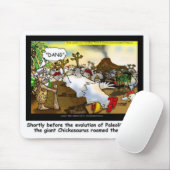 Tapis De Souris Cartes Tee - shirts pour poulets amusants (Chickas (Avec souris)