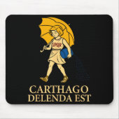 Tapis De Souris Carthago Delenda Est Funny Roman History Attire (s (Devant)