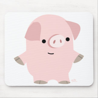 Tapis De Souris Cartographie calme Mousepad cochon