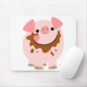 Tapis De Souris Cartographie Chocolat Cochon mousepad (Avec souris)